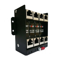 Металевий корпус для монтажу 4 набірних модулів грозозахисту TWIST LG-4-RACK