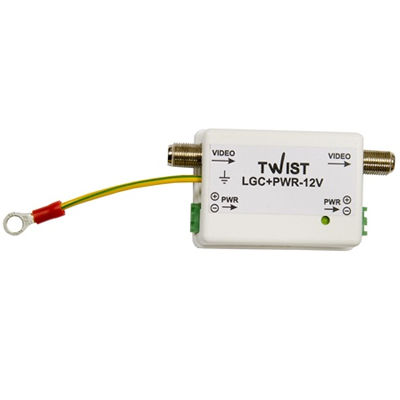 Twist-LGC+PWR12V грозозахист на коаксіал