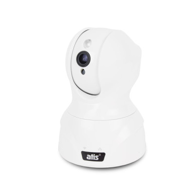 IP-відеокамера поворотна 1 Мп з Wi-Fi ATIS AI-361 (White) для системи відеонагляду
