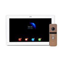 Комплект відеодомофона ATIS AD-1070FHD White + AT-400HD Gold Комплект відеодомофона ATIS AD-1070FHD White + AT-400HD Gold