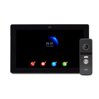 Комплект відеодомофона ATIS AD-1070FHD/T Black з підтримкою Tuya Smart + AT-400HD Black