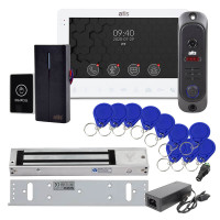 Комплект «ATIS Консьєрж 1» – відеодомофон 7" з відеопанеллю, контролер-зчитувач, електромагнітний замок для організації контролю доступу для однієї точки проходу по брелоках EM-Marine Комплект «ATIS Консьєрж 1» – відеодомофон 7" з відеопанеллю, контролер-зчитувач, електромагнітний замок для організації контролю доступу для однієї точки проходу по брелоках EM-Marine