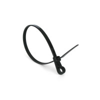 Стяжка Relfix 5 x 200 мм з кріпленням (100 шт/уп) чорна Стяжка Relfix 5 x 200 мм з кріпленням (100 шт/уп) чорна