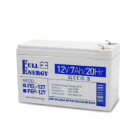 Акумулятор гелевий 12В 7 Аг для ДБЖ Full Energy FEL-127 Акумулятор гелевий 12В 7 Аг для ДБЖ Full Energy FEL-127