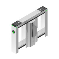 Турнікет розсувний ZKTeco Mars-F1200 з подвійною смугою руху Турнікет розсувний ZKTeco Mars-F1200 з подвійною смугою руху