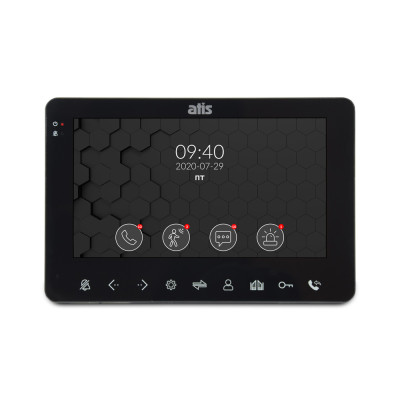 Bідеодомофон 7" ATIS AD-780FHD-Black з детектором руху і записом відео