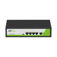 PoE-комутатор ZKTeco ZK-PoE41N-55W з 4 портами PoE PoE-комутатор ZKTeco ZK-PoE41N-55W з 4 портами PoE