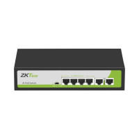 PoE-комутатор ZKTeco ZK-PoE42N-55W з 4 портами PoE PoE-комутатор ZKTeco ZK-PoE42N-55W з 4 портами PoE